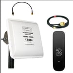 Mobile Broadband Antenna Aerial Booster 3G UMTS HSPA Huawei E353 1GB SET