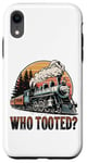 Coque pour iPhone XR Who Tooted for a Train Lover & Locomotive Lover