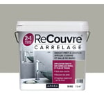 Enduit carrelage EFFET BETON 10Kg, salle de bain, cuisine, recouvre les joints, lisse et décore, plusieurs coloris. 15 Kg Galet