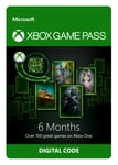 Xbox Game Pass - 6 måneders abonnement