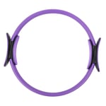 RiToEasysports Yoga Ring Double Handled Unbreakable Pilates Ring Fitness Circle Weight Loss Body Toning Magic Circle(Purple)