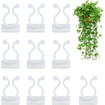 100Pièces Clip de Support de Plante Grimpante, Clip de Plante Mural, Clip de Mur de Vigne, Clip pour Plantes Grimpantes -Blanc