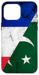 Coque pour iPhone 16 Pro Max Drapeaux France et Pakistan - Français Pakistanais