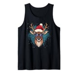 Cute reindeer from the Nord Pool magical Christmas design Tank Top