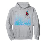 Universal Monsters Invisible Man Disappearing Pocket Pullover Hoodie