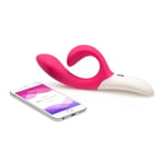 We-Vibe Nova 2 Vibromasseur rabbit pour femme - Sextoy vibrant pour stimulation du clitoris et du point G - Flexible avec 10 modes de vibration - Contrôlé via appli - Sextoys pour couple - Rose