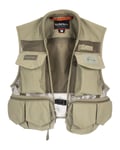 Simms Tributary Vest Tan XL Lätt och andas flugväst i klassisk mesh