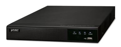 Planet NVR-1600 H.265 16-ch 4K(8MP) Network Video Recorder: H.265(+)/H.264(+), 1*SATA HDD, HDMI/VGA, 2-way Audio, 2*USB, Feature-rich OSD