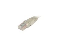 Exertis - Patch-kabel - RJ-45 (hane) till RJ-45 (hane) - 30 cm - UTP - CAT 5e - grå