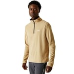 Regatta Mens Thompson Half Zip Fleece Pullover Jacket - Durable Outdoor Sports, Hiking, Cycling,Travelling, Golf, Quick Dry Extra Warm Lightweight Trekking Fleece Jacket Beige