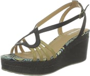 Desigual Women's Sam Dark Blue Wedges 31Ss227506241 7 UK, 41 EU