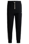 BOSS Mens Hadiko 1 Embossed-artwork tracksuit bottoms in stretch cotton