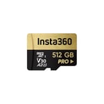 Insta360 512GB UHS-III V30 A2 MicroSD Memory Card for One X/One X2 / X3 / X4, One R/One RS, Ace Pro and Sphere Action Cameras