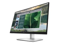 Hp E24u G4 - E-Series - Led-Skärm - 24" (23.8" Visbar) - 1920 X 1080 Full Hd (1080P) @ 60 Hz - Ips - 250 Cd/M² - 1000:1 - 5 Ms - Hdmi, Displayport, Usb-C - Silver (Ställ), Svart Huvud - Kampanj - Smart Buy