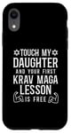 iPhone XR Touch My Daughter First Krav Maga Lesson Free Case