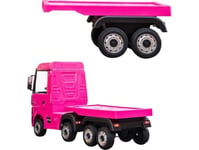 Lean Cars Batteritrailer Hl358 Mercedes Actros Rosa