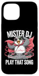 iPhone 15 Funny Penguin DJ Mister DJ Play That Song Youth & Adults Case