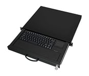 Aixcase AIX-19K1UKUSTP-B Clavier USB QWERTY Anglais américain Noir - Claviers (avec Fil, USB, QWERTY, Noir)