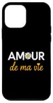 iPhone 12 mini Amour de ma Vie Love of My Life French Heart Case