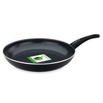 GreenChef Diamond Healthy Ceramic Non-Stick 30cm Frying Pan Skillet, PFAS-Free, Induction, Black