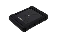 StarTech.com USB 3.0 to 2.5" SATA SSD/HDD Enclosure - UASP Enhanced External Hard Drive Enclosure - MIL-STD-810G Rated Case (S251BRU33) - lagringspakning - SATA 6Gb/s - SATA 6Gb/s, USB 3.0