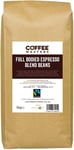 Coffee Masters Full Bodied Espresso Coffee Beans 1kg - Medium Dark Roast Arabic