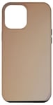 Coque pour iPhone 14 Pro Max Dégradé de couleur beige et gris