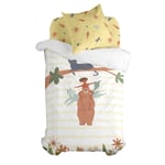 Duvet cover set HappyFriday Mr Fox Jungle life  Multicolour Single 2 Pieces