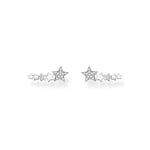 Thomas Sabo Women Stud Earrings Ear Climber Stars 925 Sterling Silver H2159-051-14