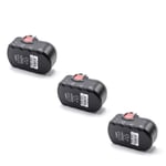 3 Batteries pour Bosch GHO 18 V GDS 18 V-HT GLI 18 V GKS 18 V GSA 18 VE 18V