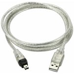 USB-hane till Firewire IEEE 1394 4-stiftshane iLink-adapterkabel för Sony DCR-TRV75E DV