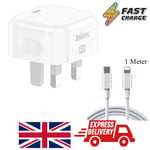 20W PD Adapter USB-C Fast Wall Charger With Cable for iPhone 7 8 X 11 12 13 14