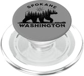 Vacances à Spokane, Washington, près de Forest Sun PopSockets PopGrip pour MagSafe