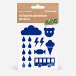 Bookman Urban Visibility Reflective Stickers Adventure Blue