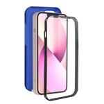 360° Case for iPhone 13 Mini Flexible Front & Rigid Back – Blue