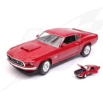 FR- Welly FORD MUSTANG BOSS 429 1969 DARK RED 1:24-27 - WE24067R