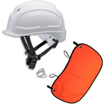 Uvex - Casque de protection pheos s-kr avec protection de la nuque orange avec promotion bg Bau - couleur:blanc