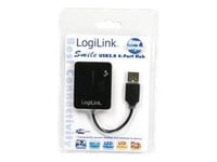 LogiLink Smile USB2.0 4-Port Hub - Concentrateur (hub) - 4 x USB 2.0