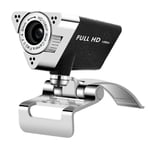 Full 1080p Usb2.0 Hd Webcam Camera Web Cam With Mic Auto Light Correction For Pc