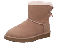 UGG Femme Mini Bailey Bow II Botte Tendance, Sand, 45 EU