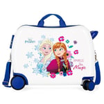 Disney Frozen Sparkle Like Magic Multicoloured Kids Rolling Suitcase 50 x 38 x 20 cm Rigid ABS Combination Lock 2.3 kg 4 Wheels Hand Luggage