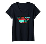 Womens It's The Most Wonderful Time Of The Year V-Neck T-Shirt