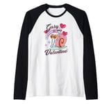 SpongeBob SquarePants Valentine's Day Gary Spray Paint Raglan Baseball Tee