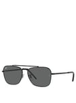 Ray-Ban New Caravan Square Sunglasses - Black