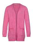 Koglesly L/S Open Cardigan Knt Noos Tops Knitwear Cardigans Pink Kids Only