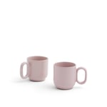 HAY - Barro Cup, Set of 2 Pink - Kaffekoppar