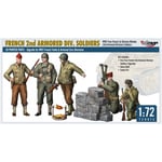 Mirage Hobby - French 2nd Armoured Div. Soldiersmaquette Figurine French 2nd Armoured Div. Soldiers |Mirage Hobby|720013| 1:72 Maquette Char Promo Figurine Miniature