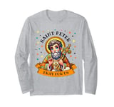 Saint Peter Keys to the Kingdom Catholic Saint for Kids Long Sleeve T-Shirt