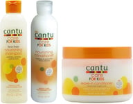 Cantu Care For kids Gentle Care For Textured Hair Shampoo + Conditioner + Leave