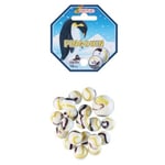 Billes - Filet de 20 billes + 1 calot - Blanc, jaune et noir - Pingouin - Jeu -